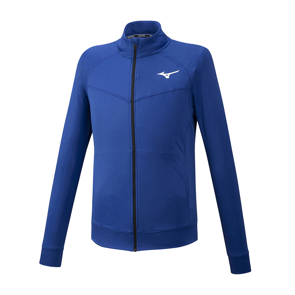 Chaqueta Mizuno Hombre Azules Baratas ZRPJ-04853